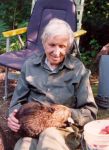 Hope Buyukmihci with beaver kits, Unexpected Wildlife Refuge photo