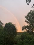 Rainbow over main pond