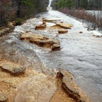 Unexpected Road washed out